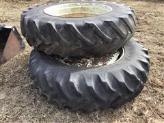 Goodyear Radial HT 18.4R38 Tractor Tires & Rims 