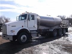 1991 Kenworth T 800 Tri/Axle Liquid Fertilizer Tank Truck 