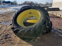 John Deere Goodyear 620/70R46 Mounted Tires 