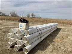 Kroy 36 Joints Of 10" PVC Gated Pipe 