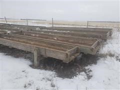Wooden Feed Bunks 