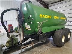 2002 Balzer 3000 Magnum T/A Liquid Manure Vacuum Tank - Spreader 