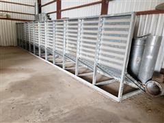 Galvanized Grain Bulk Head & Drying Tubes 