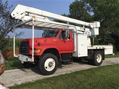 1996 Ford F800 Bucket Truck 