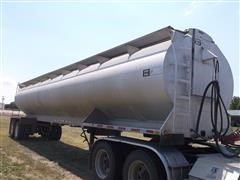 1999 Pacer AT35L Aluminum T/A Bulk Feed Trailer 
