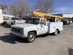 1986 GMC Sierra 3500 Bucket Truck 