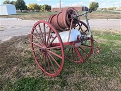 Antique Fire Fighters Cart 