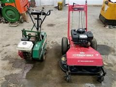 Troy-Bilt Walk-Behind Mower & Ryan Sod Cutter 