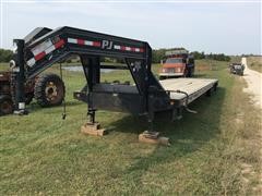 2015 Pj T/A Flatbed Trailer 