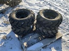 Carlisle 25x11-12NHS UTV Tires & Rims 