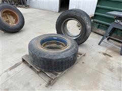 15-22.5 Tires On Steel Rims 