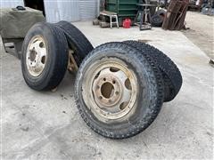9.00-20 Tires w/ Steel 6 Hole Rims 