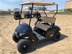 2018 E-Z-GO Black Valor Gas PVT Golf Cart 