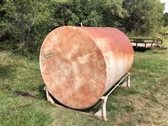 1000-Gallon Fuel Tank On Stand 