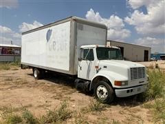 1999 International 4700 LoPro Van Box Truck 