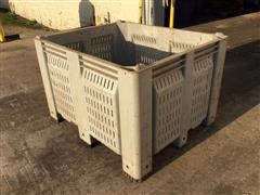 Plastic Non-Folding Pallet Crates 