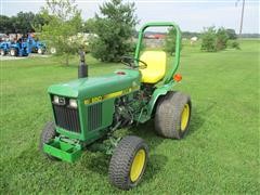 1987 John Deere 650 MFWD Compact Tractor 