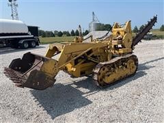 Shopbuilt Crawler Tractor With Loader And Trencher 