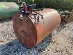 HeavyBuilt 500 Gal Fuel Storage Tank W/ Pump BigIron Auctions
