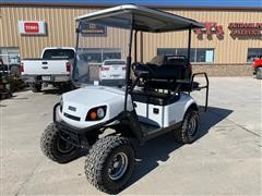 2018 E-Z-GO EXPRESS S4 White High Output Off-Highway Vehicle 