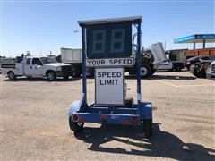 2009 Precision Solar Controls Trailer-Mounted Speed Awareness Monitor 