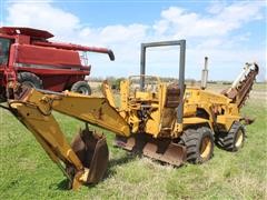Davis P55W571 4x4 Articulated Trencher W/Backhoe 