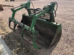 John Deere 740 Loader Bucket W/Grapple 