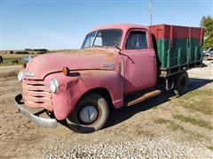 1951 Chevrolet 3600 Flatbed Truck W/Sides 