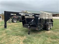 2003 Featherlite STL Gooseneck T/A Dump Trailer 