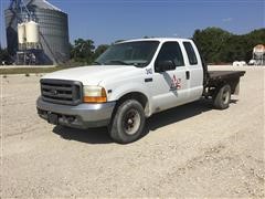 2000 Ford F250 2WD Flatbed Pickup 