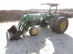 1987 John Deere 2755 2WD Tractor W/Loader 