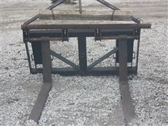 Buhler Pallet Forks With Bale Spear 