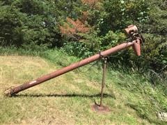 Portable Grain Auger On Stand 