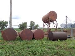 Steel 300 Gal Fuel Barrels Used Oil Barrel 