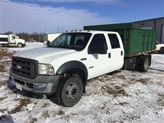 2006 Ford F450 Super Duty Crew Cab Power Stroke Diesel Dump Truck 