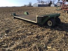 Homemade Flatbed Hay Trailer 