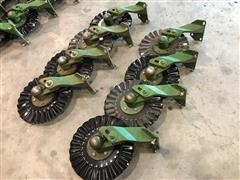 John Deere No-Till Fluted Coulters W/Frames 