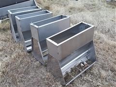 Stainless Steel Nursery Hog Feeders 