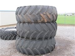 Michelin Agriculture Floater 650/65R 38 Mounted Tires & Rims 