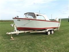 1958 Lonestar Boat And Holsclaw T/A Trailer 