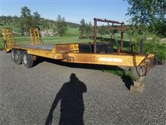 1977 General Engineering Tri/A Flatbed Implement Trailer 