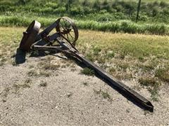 Antique Wagon Axles w/ Steel Wheels 