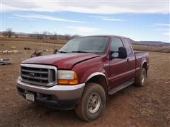 2001 Ford F250 4x4 Short Bed Extended Cab Pickup 