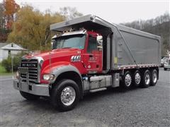 2014 Mack Granite GU713 Quad/A Dump Truck 