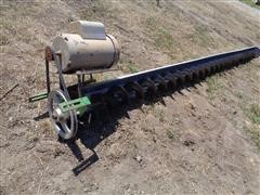 24' Bin Sweep Auger W/Electric Motor 