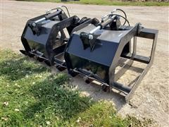 2019 Brute 70" Wide Brush/Root Grapple Skid Steer Attachment 