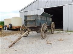Weber Antique Wooden Wagon 