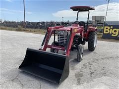 2018 Mahindra 4550 2WD Compact Utility Tractor W/Loader 