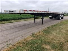 1996 Wilson CF-900 T/A Combo Flatbed Trailer 