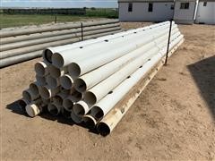 8” PVC Gated Irrigation Pipe 